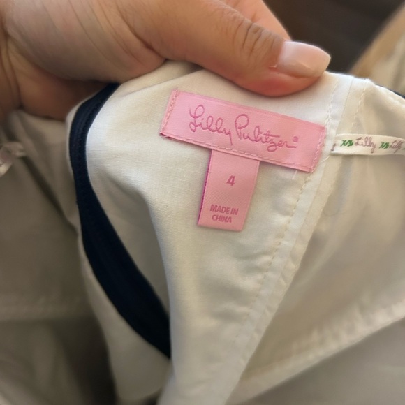 Lilly Pulitzer Betsey Empire Waist Embroidered Strapless Dress - Picture 4 of 5